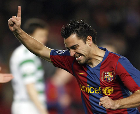 Xavi Hernandez Team Barcelona