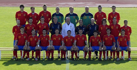 foto españa Foto oficial de la selección española para el Mundial 2010