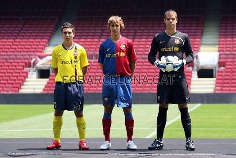 Nueva equipaci n del Barcelona temporada 2008 09 Liga F tbol