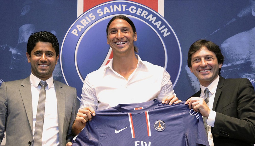 presentacion de ibrahimovic con el psg Presentación de Ibrahimovic con el PSG