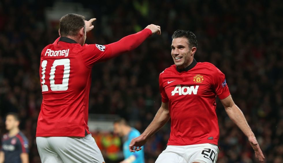 Van Persie y Rooney