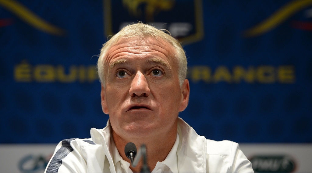 Didier Deschamps en rueda de prensa