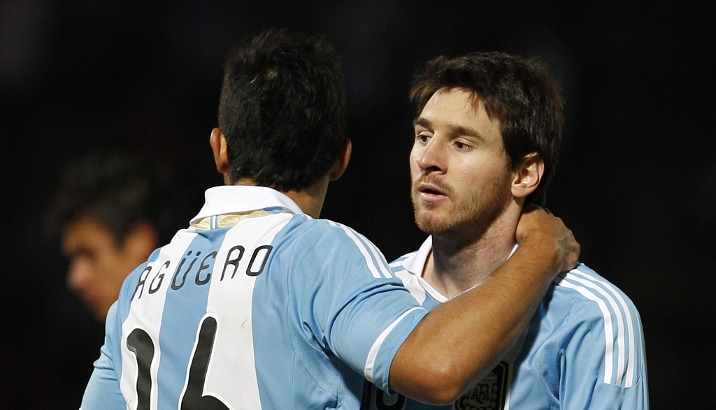 Messi y Aguero