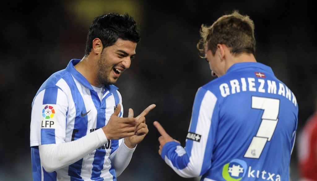 Carlos Vela y Antoine Griezmann