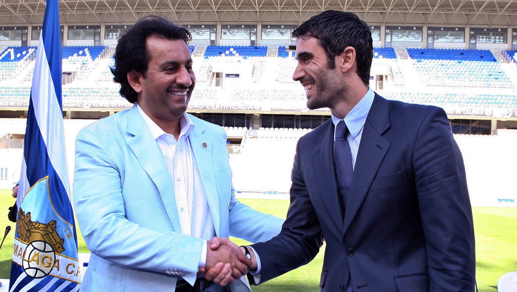 Al Thani con Fernando Sanz