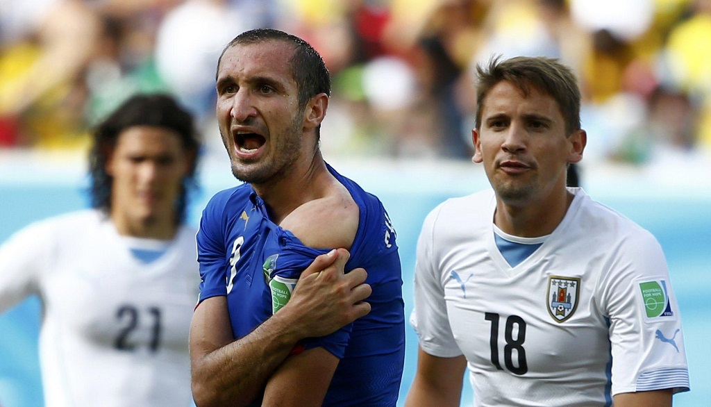 Chiellini hombro