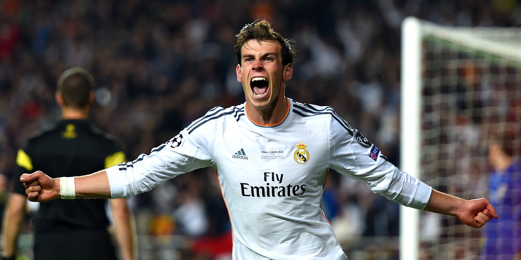 Gareth Bale feliz