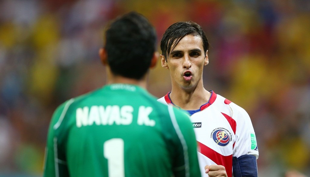 Keylor Navas y Bryan Ruiz