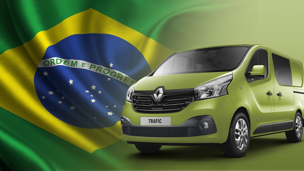 Renault Trafic bandera de Brasil