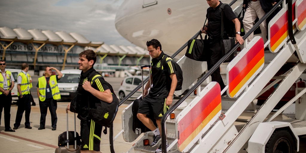 Casillas y Xavi Barajas