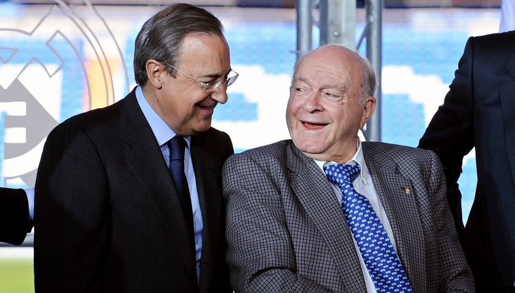 Florentino Perez y Alfredo Di Stefano