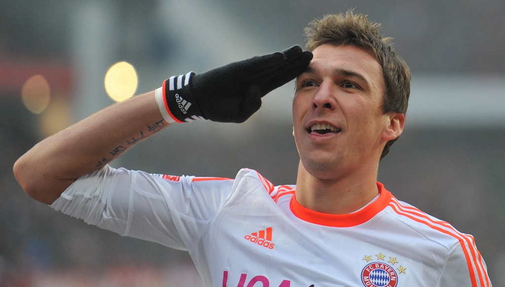 Mandzukic celebrando un gol