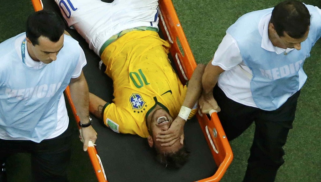 Neymar llorando