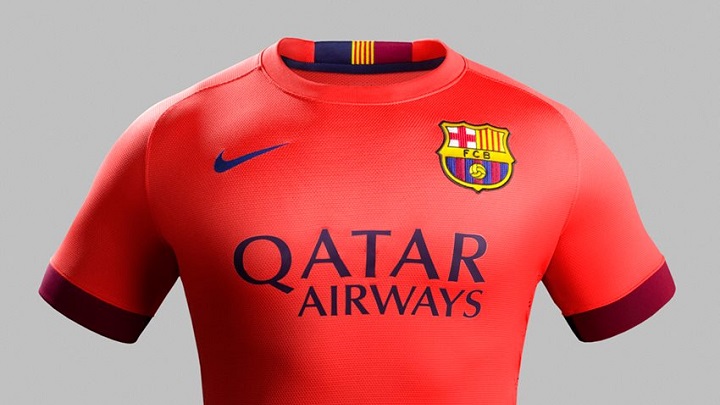 segunda camiseta FC Barcelona 2014-2015 2