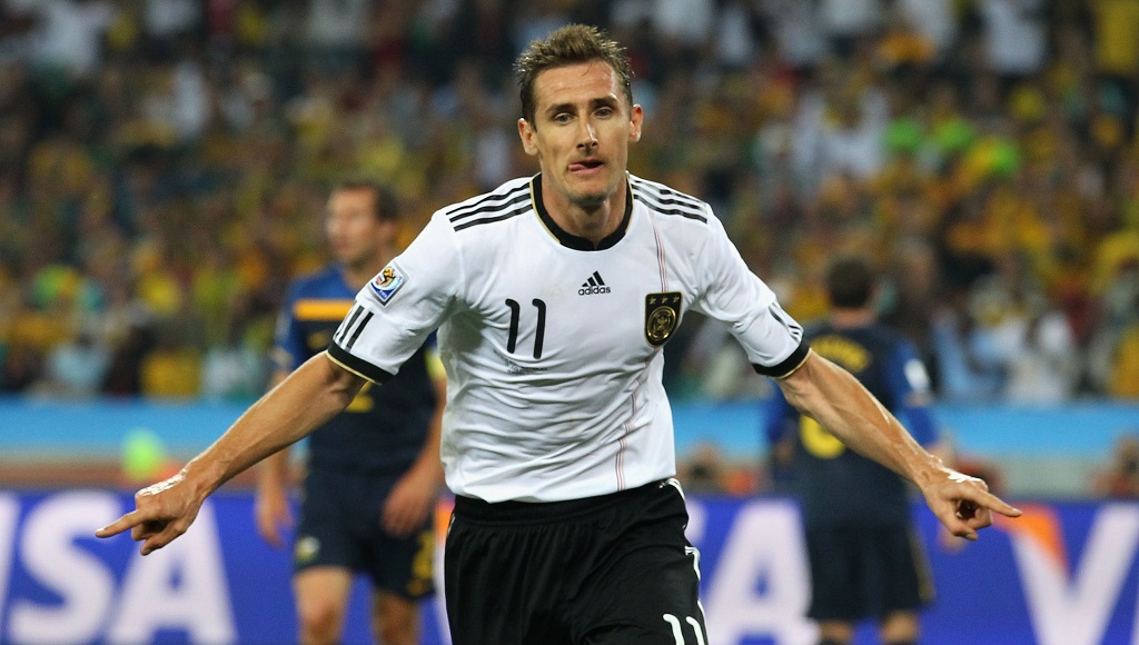 Miroslav Klose celebrando un gol