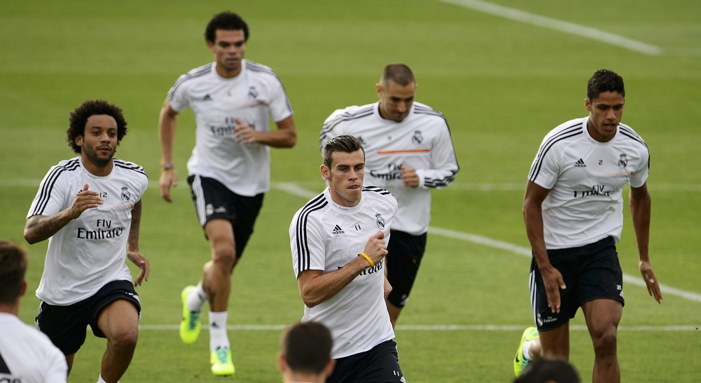 Real Madrid entrenamiento