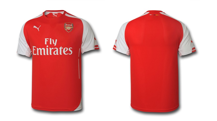 Camiseta Arsenal 2014-2015