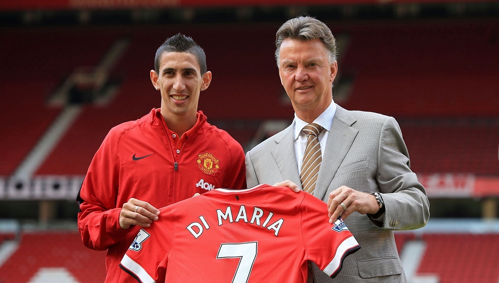 Di Maria y Van Gaal