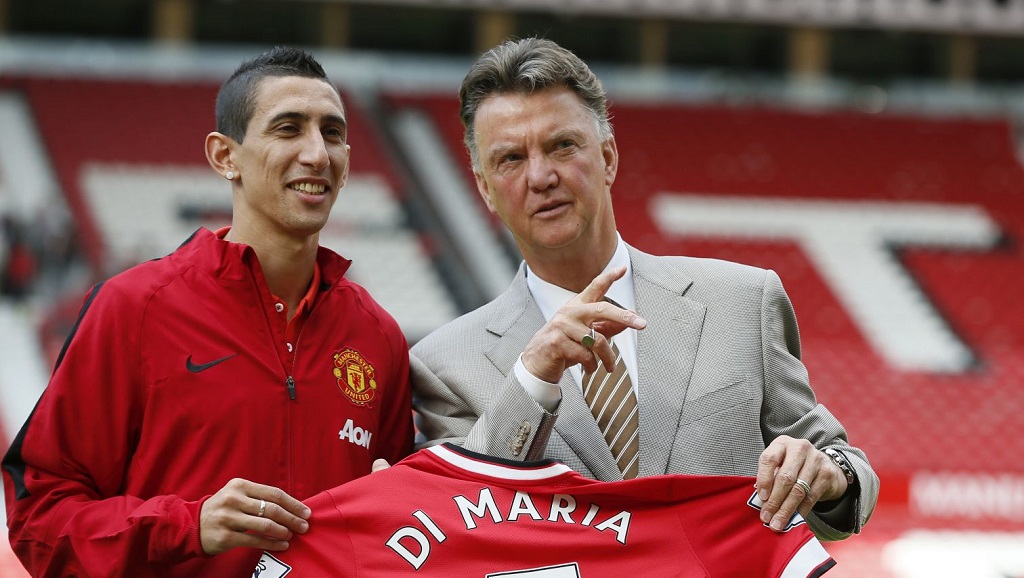 Di Maria y Van Gaal