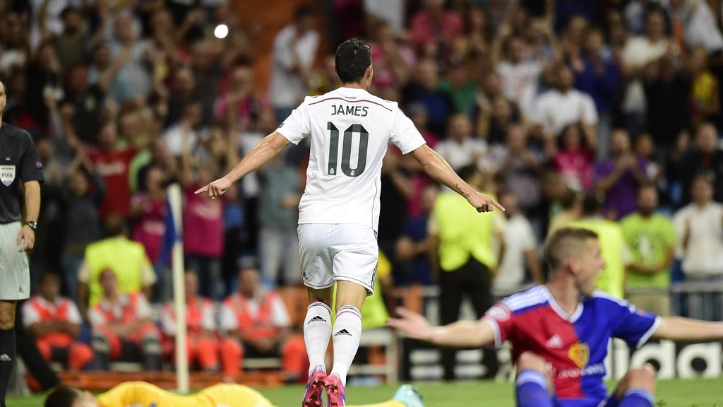 James Rodriguez gol Basilea