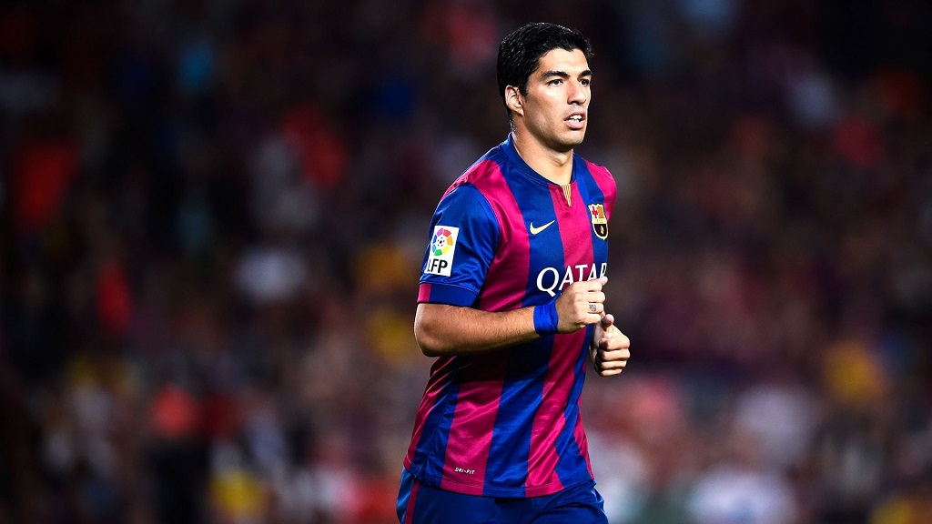 Luis Suarez con la camiseta del Barcelona