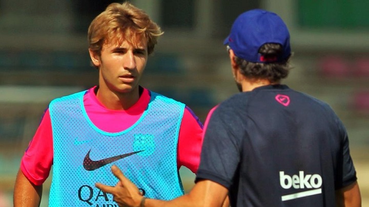 Sergi Samper y Luis Enrique