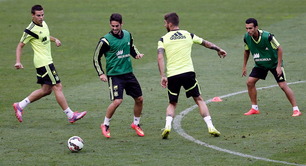 entrenamiento La Roja