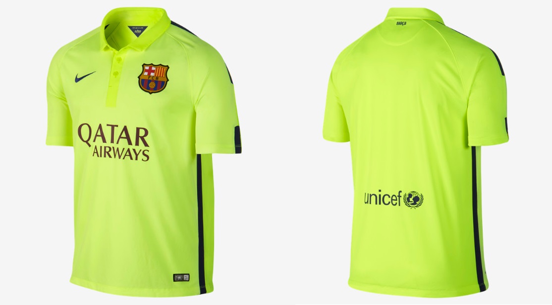 tercera camiseta Barcelona 2014-2015