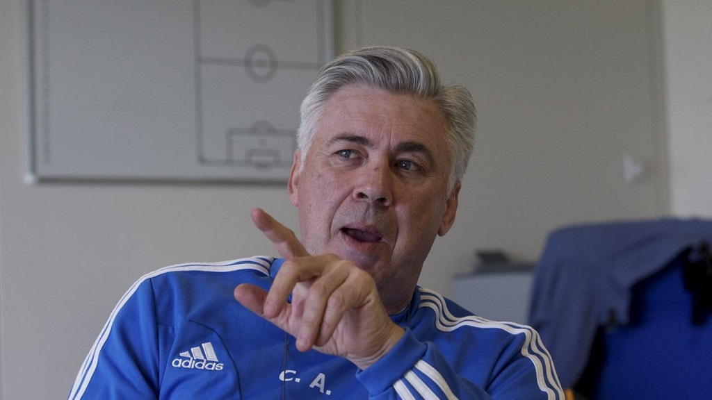 Carlo Ancelotti hablando