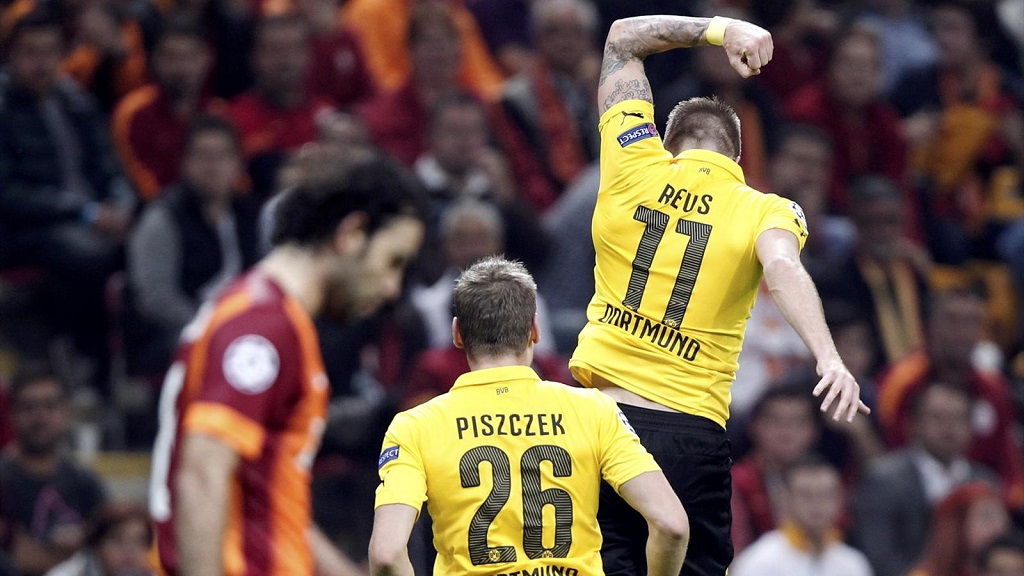 Marco Reus celebrando un gran gol