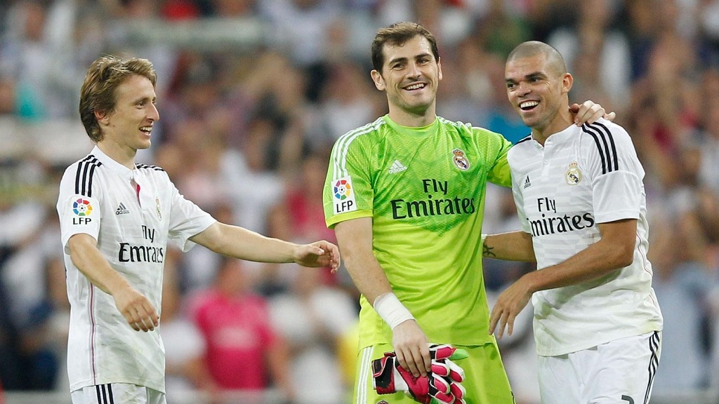 Modric Casillas y Pepe
