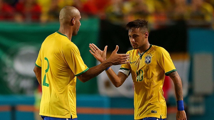 Neymar y Maicon