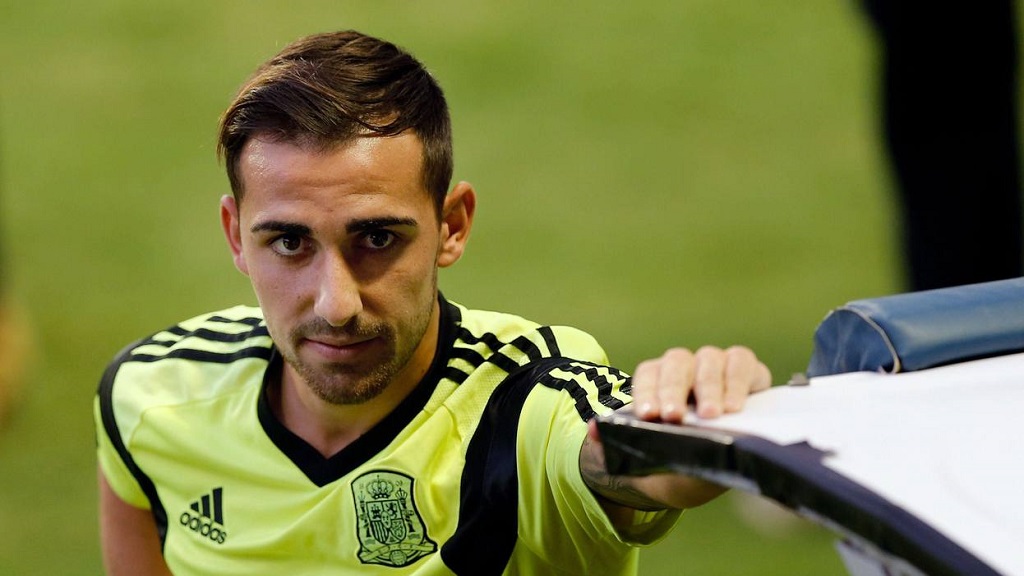 Paco Alcacer entrenamiento seleccion