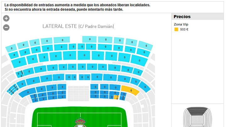 entradas Real Madrid