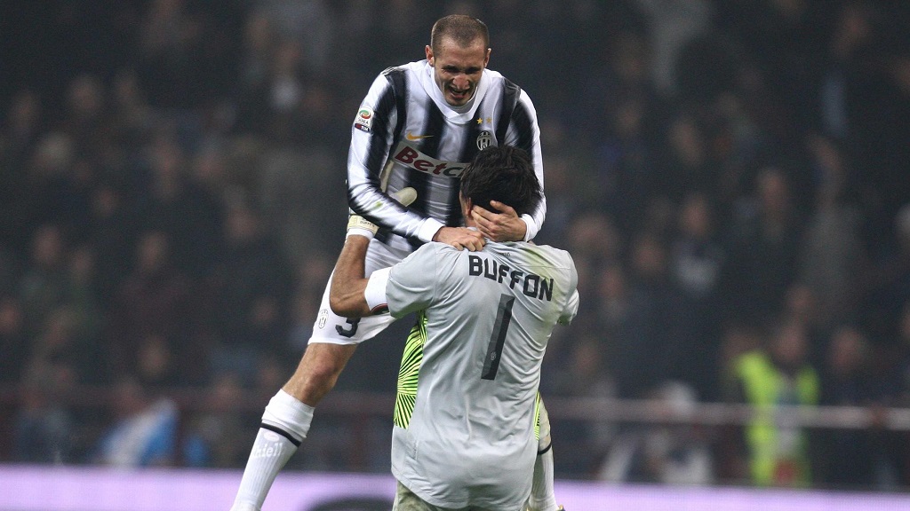 Buffon y Chiellini