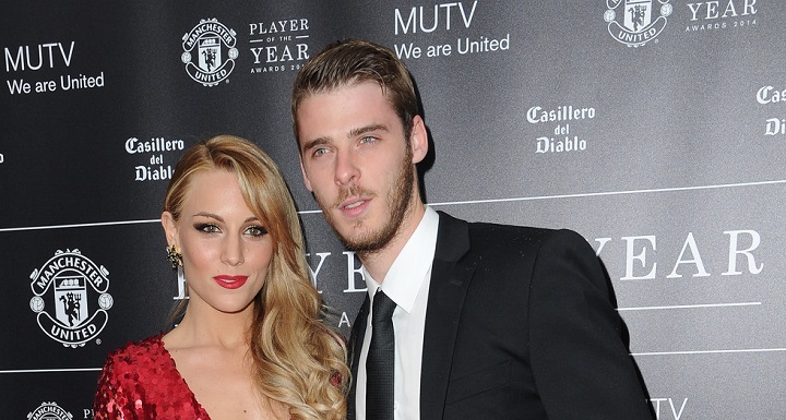 Edurne y David de Gea