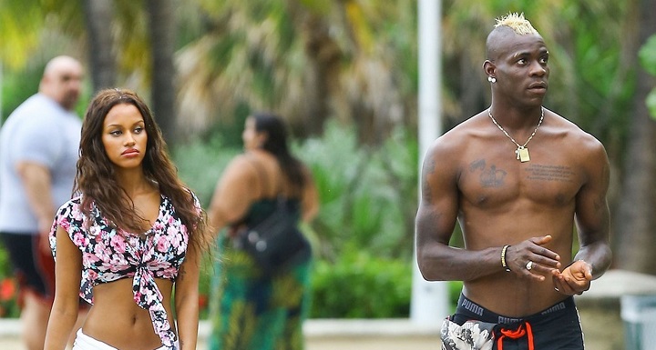 Fanny Neguesha y Mario Balotelli