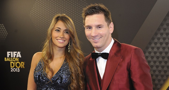 Leo Messi y Antonella Roccuzzo