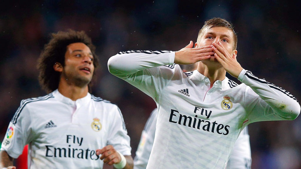 Toni Kroos celebrando un gol