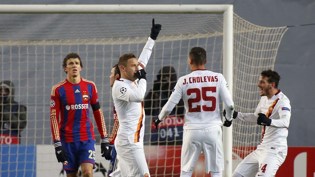 Totti gol CSKA