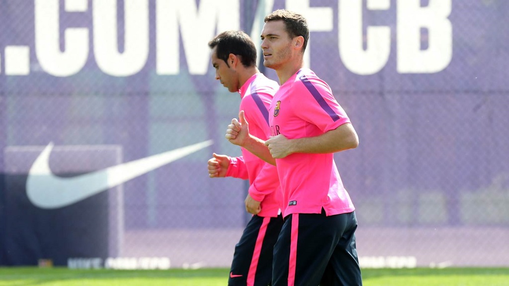 Vermaelen y Claudio Bravo