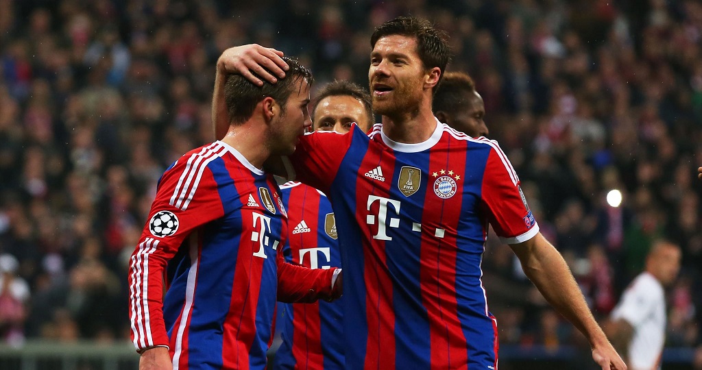 Xabi Alonso y Gotze