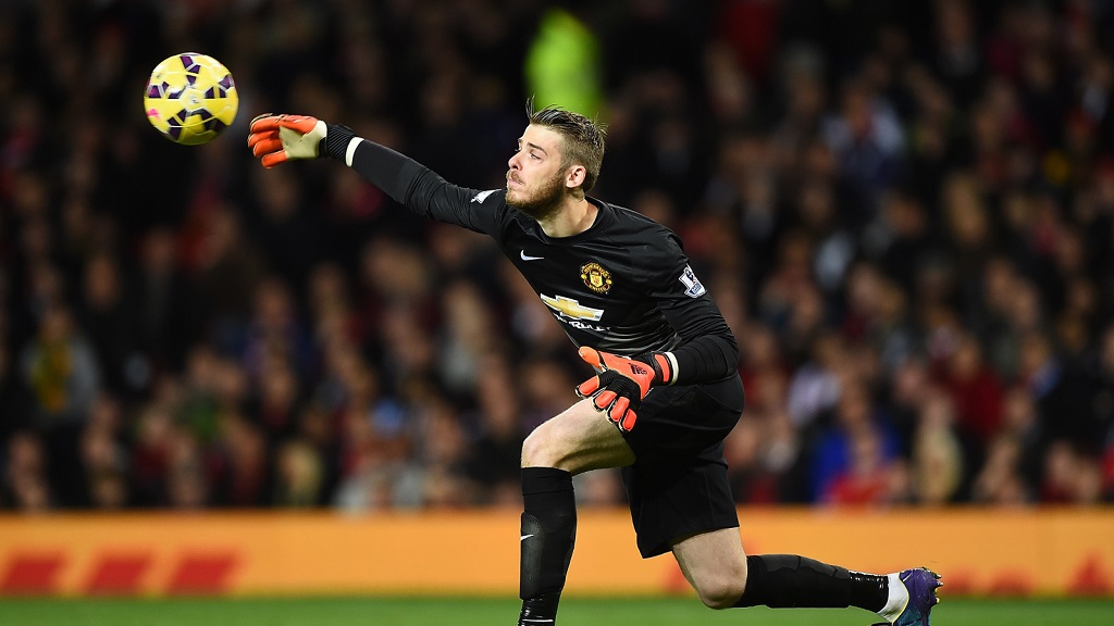 David de Gea lanzando la pelota