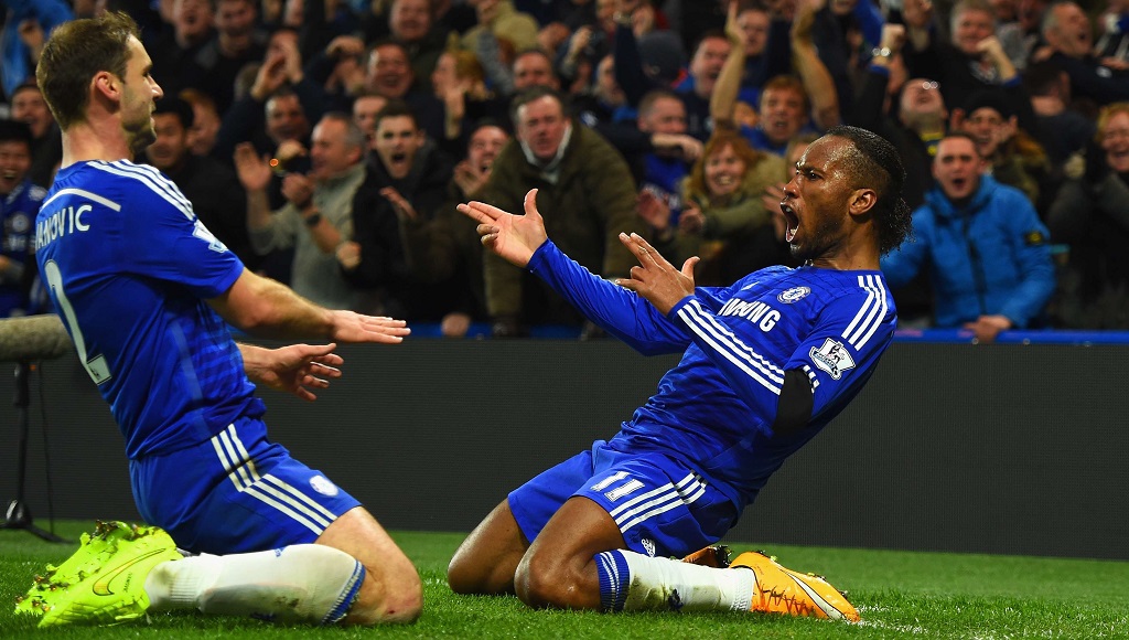 Ivanovic y Drogba