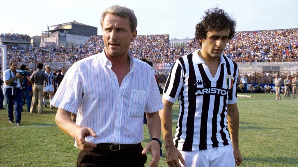 Trapattoni y Platini