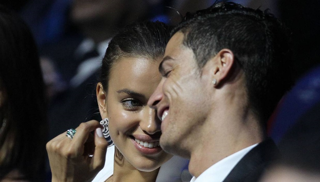 Cristiano Ronaldo e Irina Shayk gala LFP