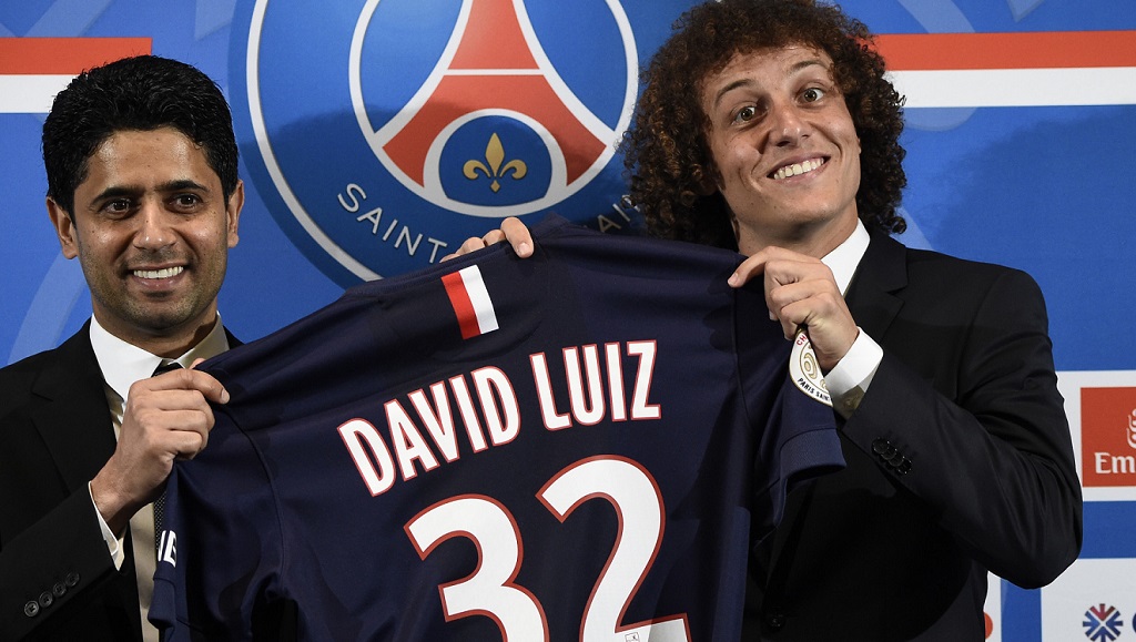 David Luiz presentacion PSG