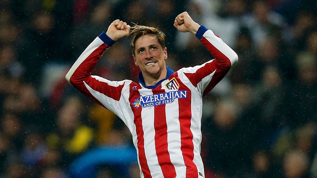 Fernando Torres celebrando un gol