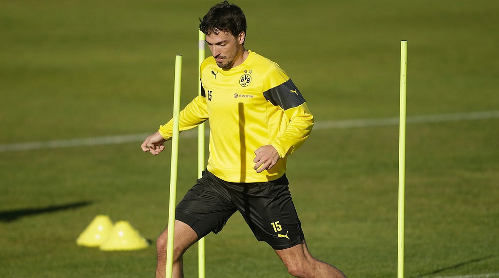 Mats Hummels entrenando