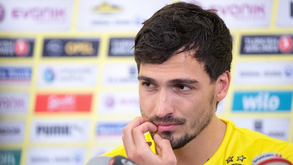 Hummels en rueda de prensa